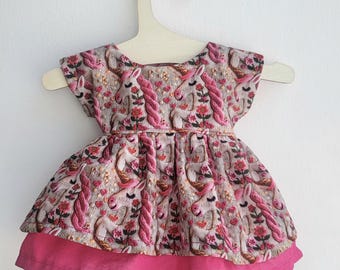 Baby doll clothes dress - fits 18" dolls