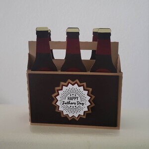 Compleanno/Festa del papà/Congratulazioni/Grazie Biglietto d'auguri pop-up 3D - Sei confezioni di birra/bottiglie/bevande