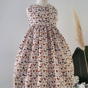 Character theme park snacks cotton dress  with crossover back detail - Available in sizes 1Y - 6Y