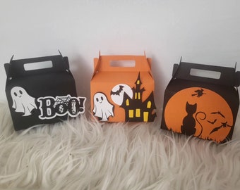 Set di 3 scatole regalo di caramelle per Halloween
