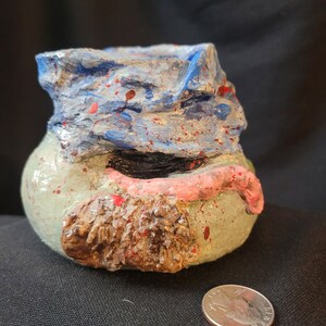 Concrete Zombie Gnome Figurine - aka -  &quot;Free-toes&quot;