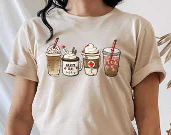 Coffee Lover Nurse Shirt: RN LPN Gift