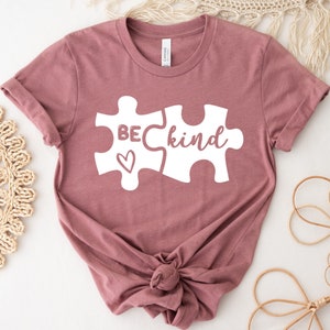 Be Kind Autism Awareness T-Shirt: Sign Language Positive Vibes