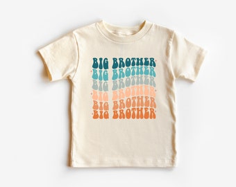 Retro Big Brother Toddler Shirt: Sibling Tee