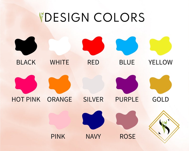 a poster with different colors of the same color