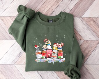 Christmas Pharmacy Sweatshirt: Pharmacist/Technician Gift