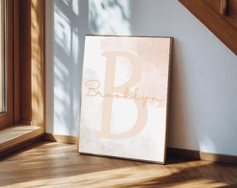 Custom Name Canvas Print: Personalized Nursery, Kids, Teens Wall Art