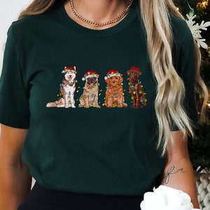 Christmas Dogs Shirt: Dog Mom Holiday Sweatshirt