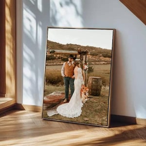 Custom Photo To Canvas, Canvas Print, Wedding Anniversary Gift, Custom Canvas Wall Art, Photography Print, Photo Canvas, Personalized Gift