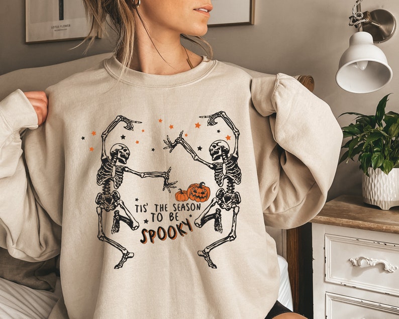 Retro Halloween Sweatshirt and Hoodie, Vintage Ghost Halloween Sweatshirt, Retro Fall Sweatshirt, Fall Shirt, Vintage Ghost Sweatshirt , 