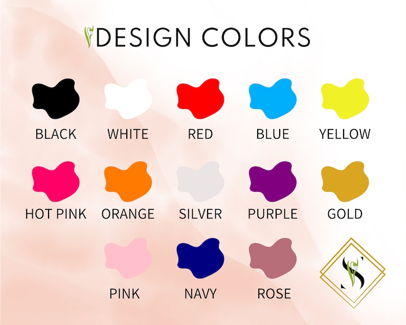 a poster with different colors of the same color