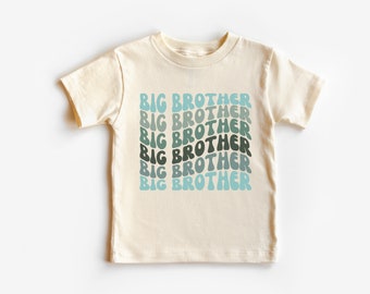 Retro Big Brother Toddler Shirt: Sibling Announcement Gift
