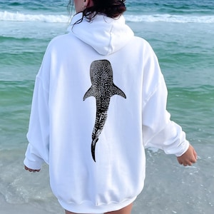 Whale Shark Hoodie: Beachy Christian Faith Crewneck