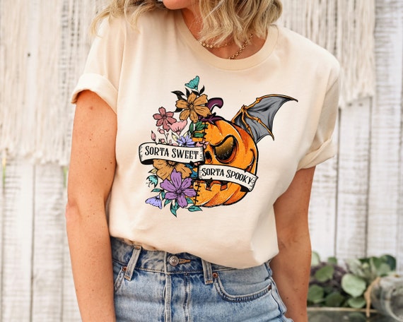 Sorta Spooky Halloween Shirt: Vintage Retro Sweatshirt
