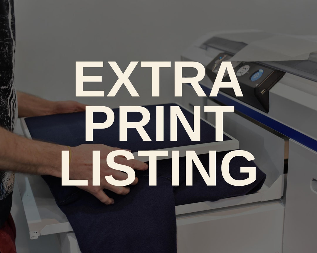 Extra Print Listing - Etsy