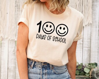 100 Days Of School Shirt: Funny Teacher/Student Gift