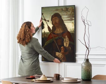 Renaissance Religious Art Print, Vintage Biblical Painting, Classical Sacred Canvas, Old Master Artwork Reproduction,Antique Christian Decor