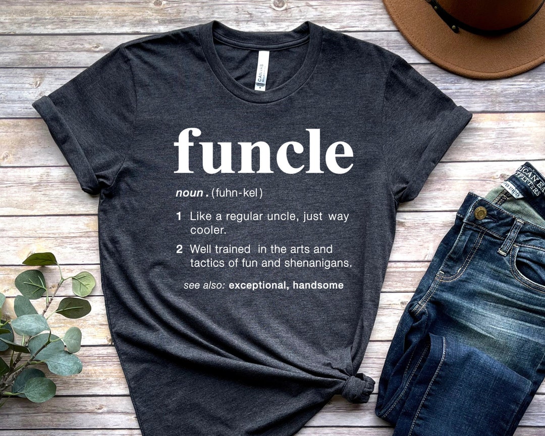 Uncle Shirt, Funcle Noun Shirt, Funny Uncle Shirt, Pregnancy Reveal