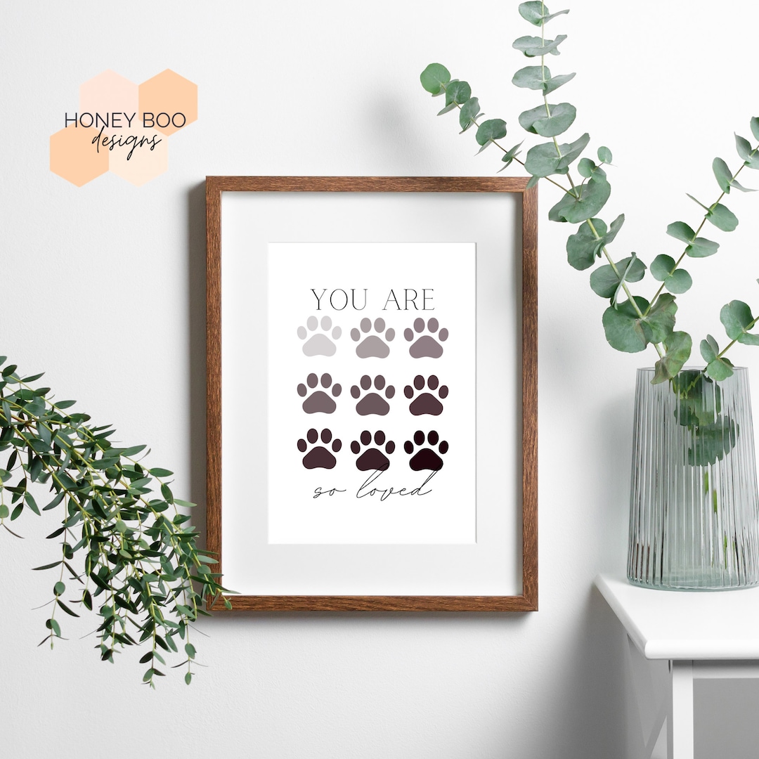 Wall Art for Dog Lovers I Doggy Kitchen Treats Served Daily Kitchen