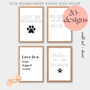 Indoor Dog House Decor for Dog Owners I Dog Den Dog Nook Small Dog House