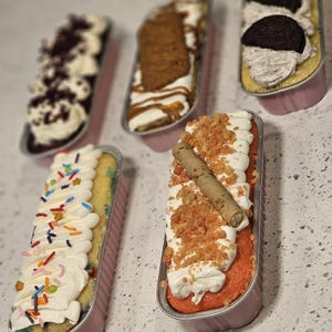 Paquete de mini pasteles de 6 sabores