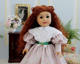 1830's Historic Gown for 18" Dolls Like American Girl