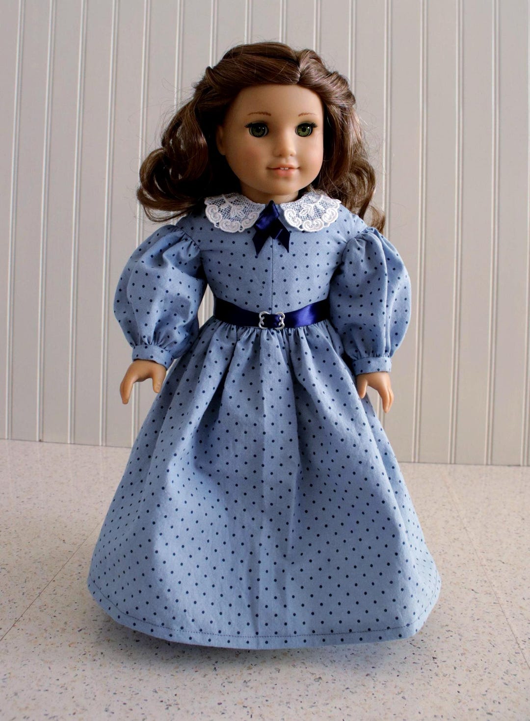 1860 s Polka dotty Historic Gown For 18 Dolls Like American Girl Etsy 1860-s-polka-dotty-historic-gown-for-18-dolls-like-american-girl-etsy