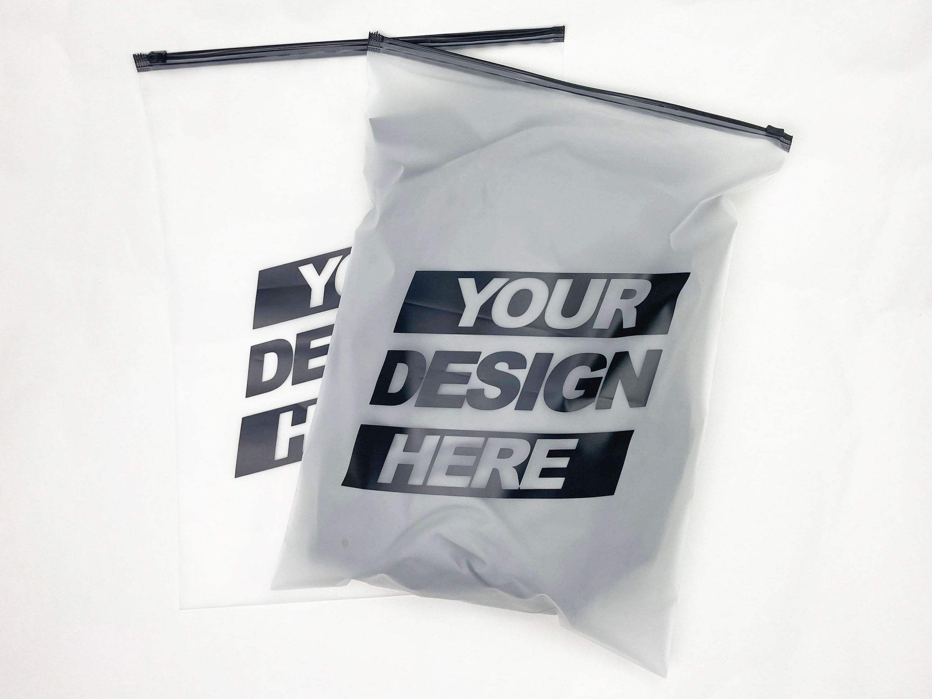 Transparent Plastic Bag. Reality Nylon Icon Background. Sealed