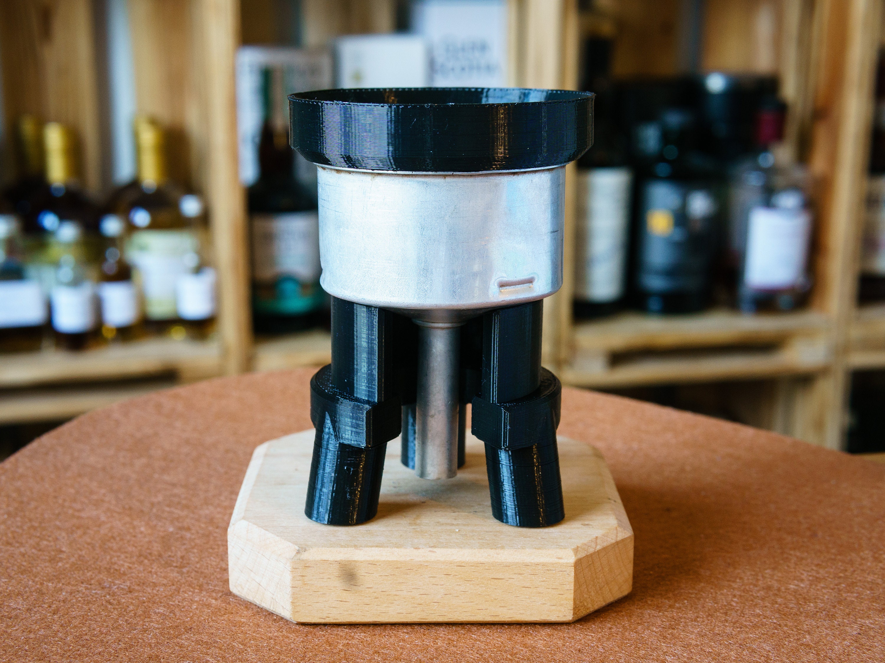 Imbuto Portafiltro Per Caffettiera In Alluminio 58mm – Anello Di Dosaggio Universale, Accessorio Per Caffè Fatto A Mano, Colore Nero