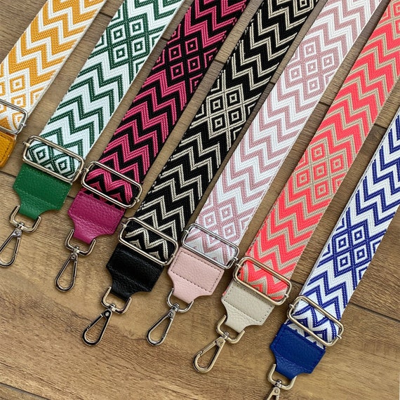 Geometric Webbing: Navy, Mustard & Beige Geometric Webbing: Navy, Mustard & Beige
