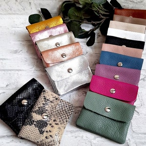 Ladies Basic Mini Wallet Small and Large Wallet Leather Nappa Leather Wallet to match the Bum Bag