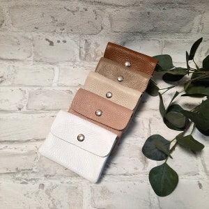 Ladies Basic Mini Wallet a small handful wallet made of soft leather nappa leather wallet
