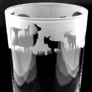 SCHEEPSGLAS | 57 cl conisch pintglas met schapenfries