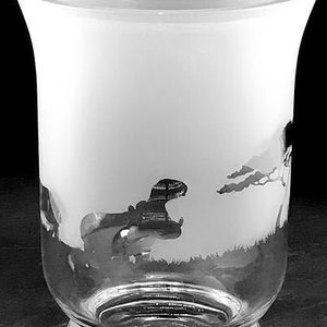 HIPPO Frieze Clear Glass Vase (14.5cm, Boxed)