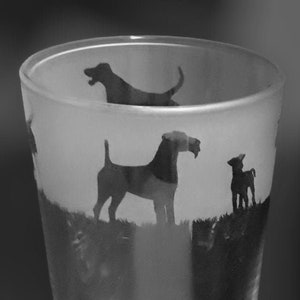 IERSE TERRIERGLAS | 57 cl conisch pintglas met Irish Terrier-ontwerp - bierglas, waterglas, pilsglas, ciderglas