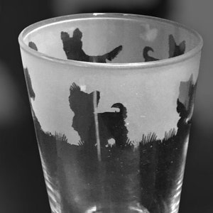 YORKSHIRE TERRIER-GLAS | Conisch pintglas van 57 cl met Yorkshire Terrier-ontwerp