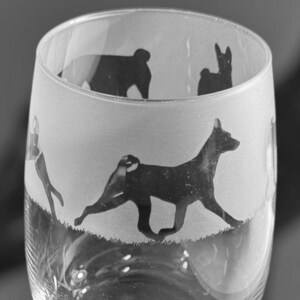 BASENJI STEMLESS GLASS | 36cl Stemless Wine / Water Glass with Basenji Dog Design