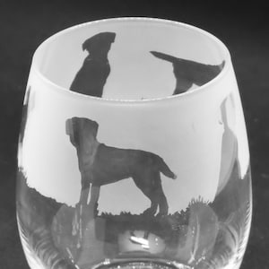 BORDER TERRIER GLASS | 36cl Stemless Wine / Water Glass with Border Terrier Design