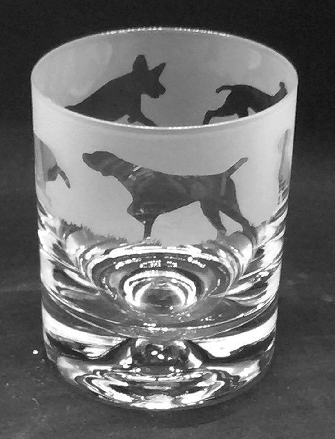 Glass Pointers GERMAN POINTER GLASS | 30cl Glass Whisky Tumbler With German ...