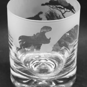 HIPPO GLAS | 30cl glaswhiskyglas med flodhästdesign