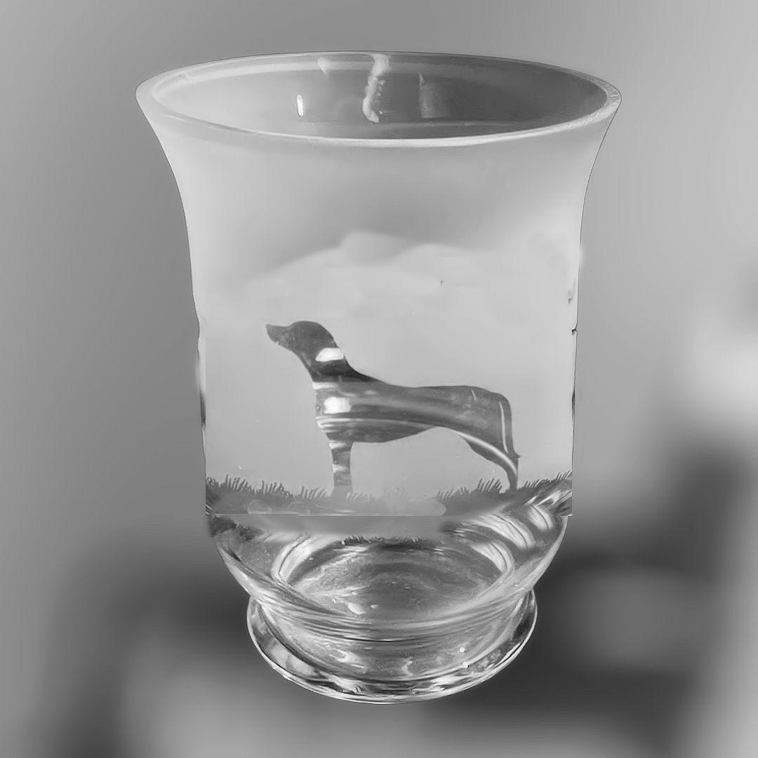 RHODESIAN RIDGEBACK VASE | Clear Glass Vase (14.5cm, Boxed) With ...