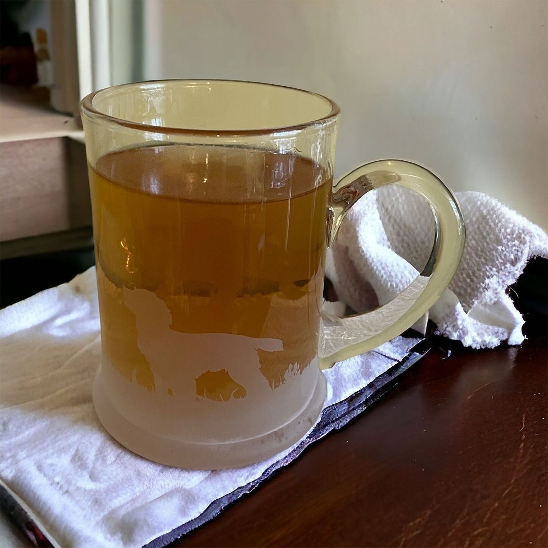 WORKING COCKER TANKARD 57cl Crystal Glass Beer Tankard With Working ...