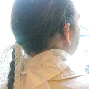 Corbata gótica de encaje estilo Austin Powers de estilo georgiano
