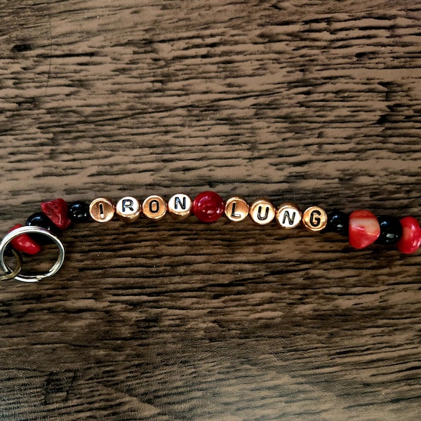 Iron Lung Stone Keychain