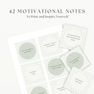 Cartes de motivation à imprimer – 42 citations inspirantes cottage – PDF en anglais uniquement