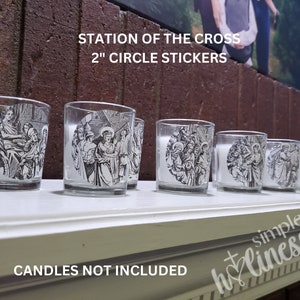 Stations of the Cross 2" stickers