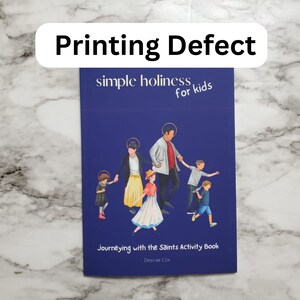 PRINTING DEFECT: Journeying with the Saints Activity Book