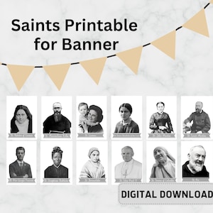 Saint Pictures for Banner DIGITAL DOWNLOAD
