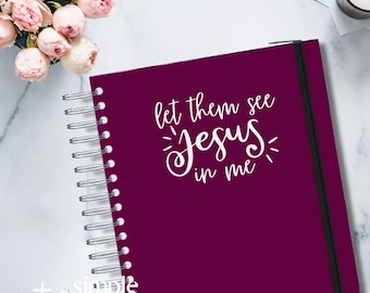 Agenda 2026 Simple Sainteté catholique pour femmes/vie liturgique, calendrier mensuel et hebdomadaire, jours de fête saints, vie catholique, cadeau de Noël