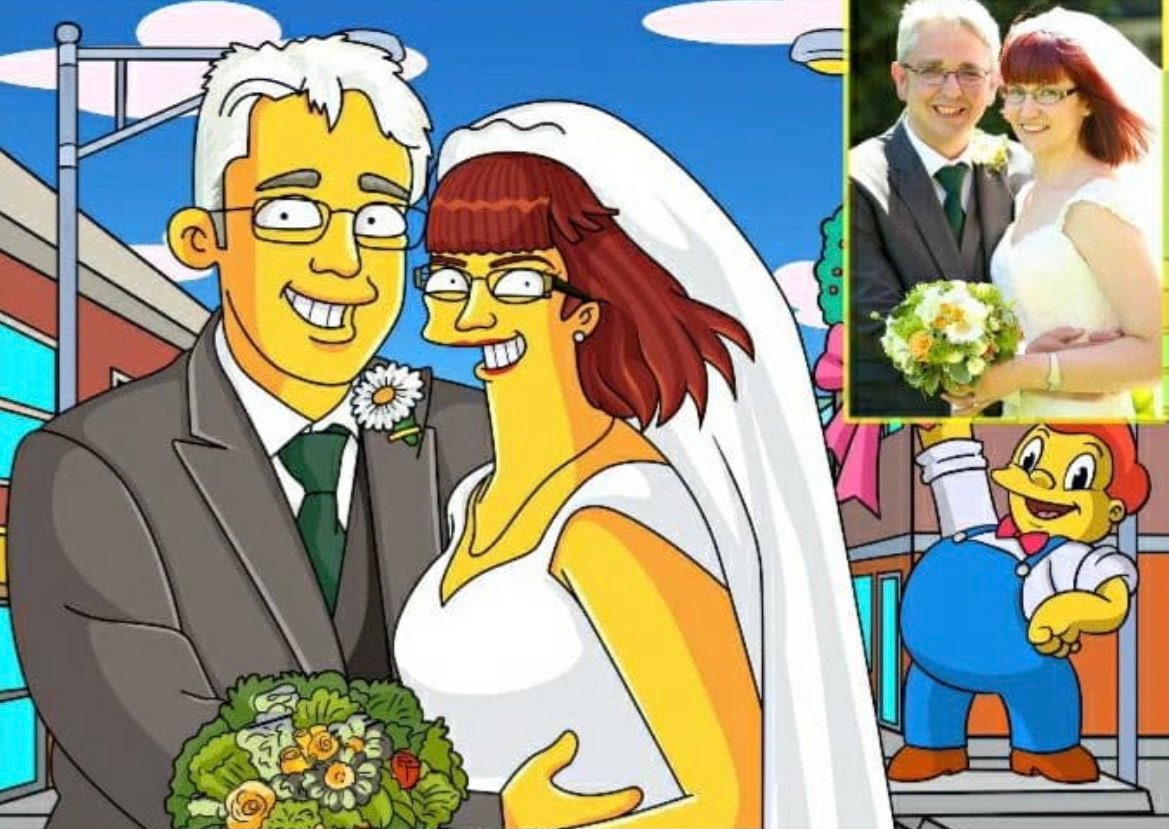 Yellow People Art Portrait Yellow Comic Design Digital Etsy